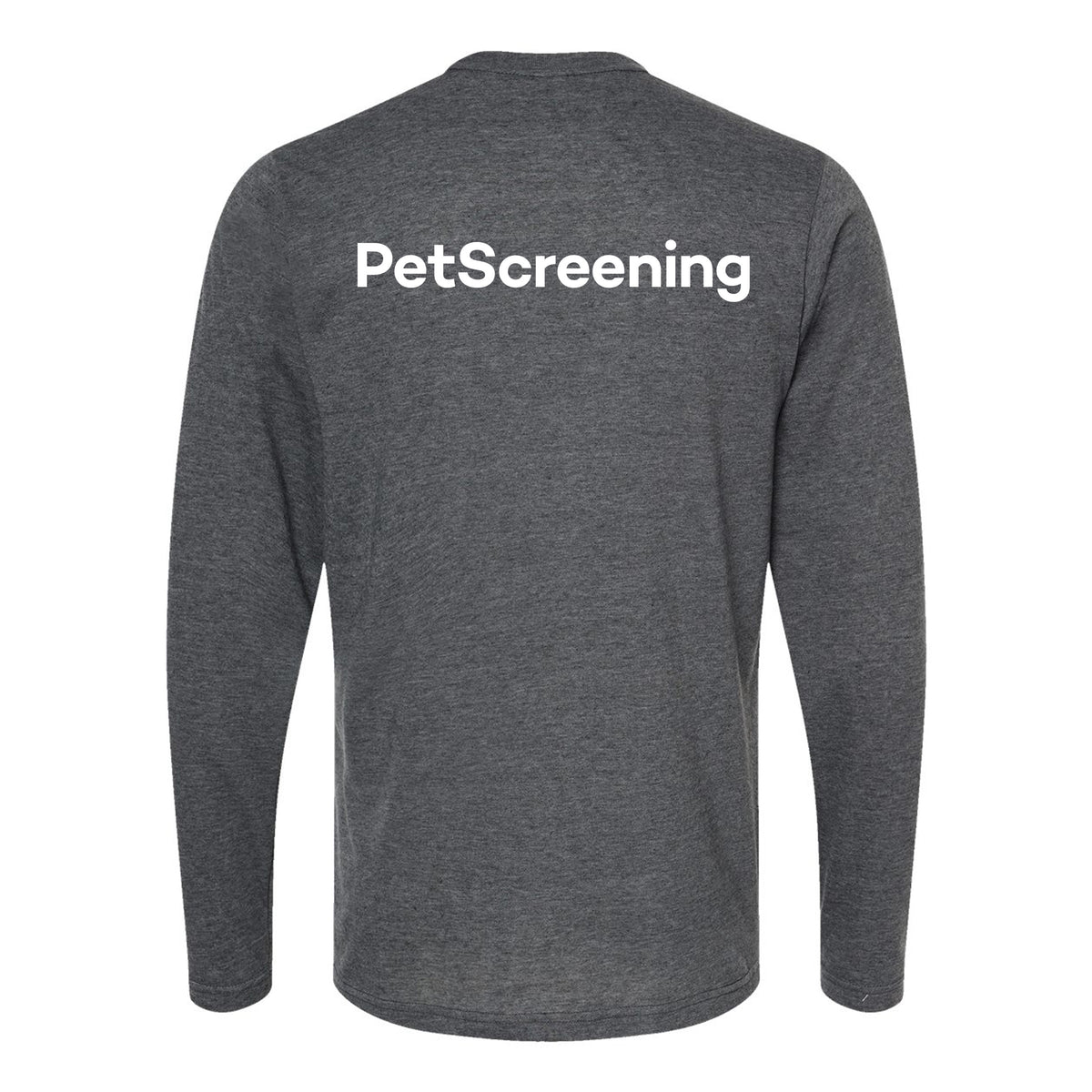 PetScreening Unisex Long Sleeve (Heather Charcoal)