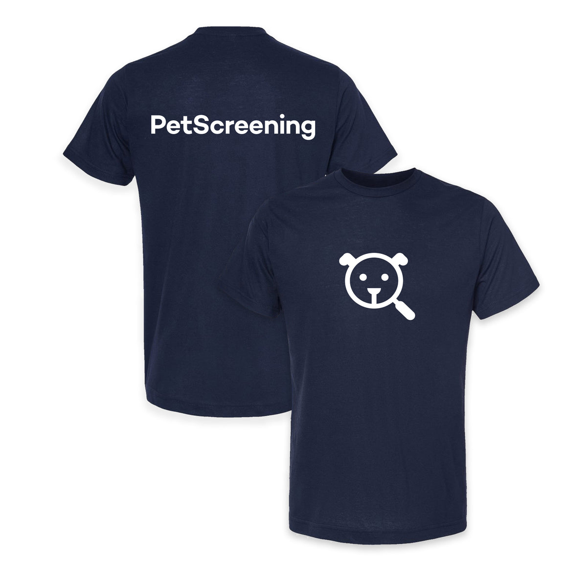 PetScreening Unisex T-Shirt (Navy)