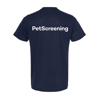 PetScreening Unisex T-Shirt (Navy)