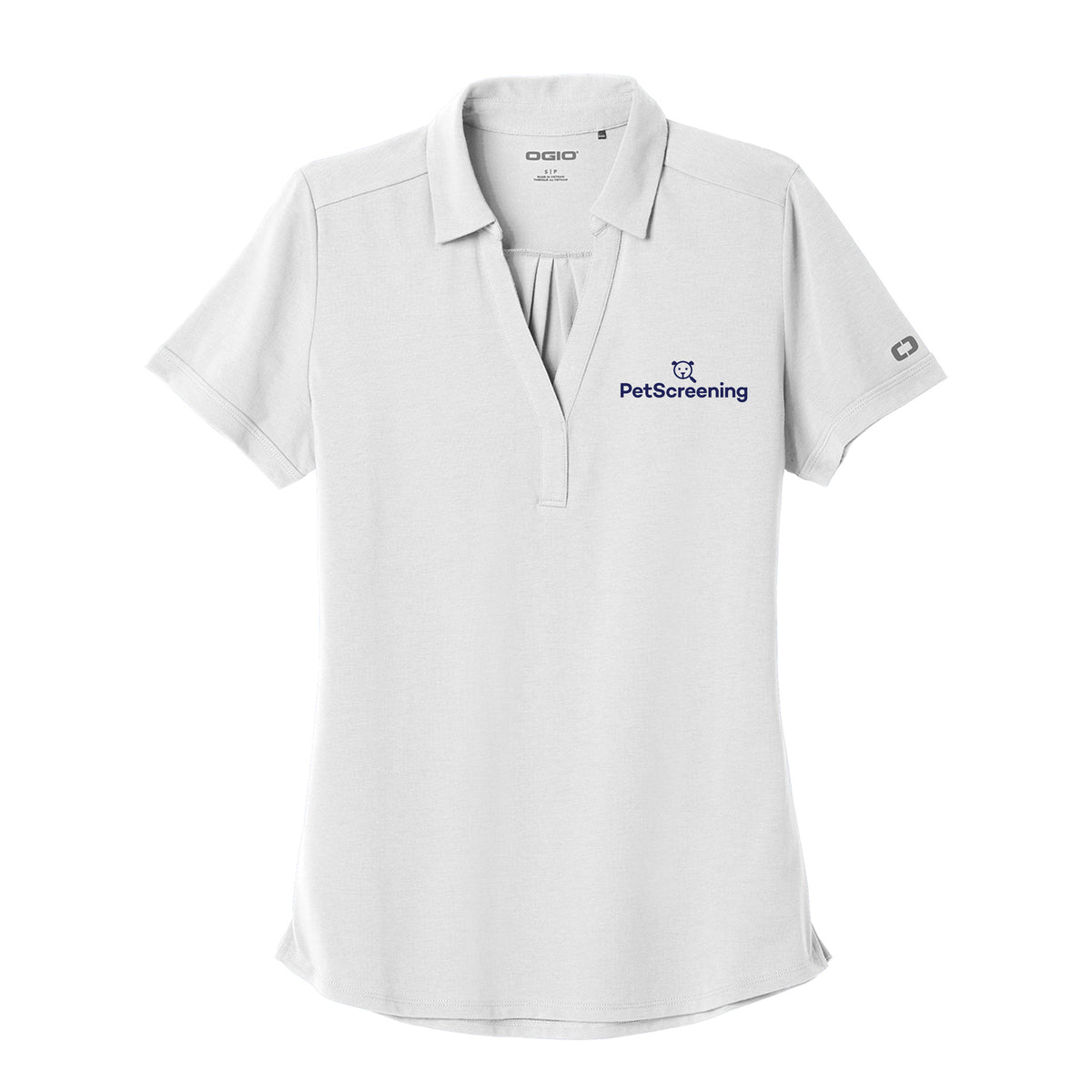 PetScreening Women's Polo (White)