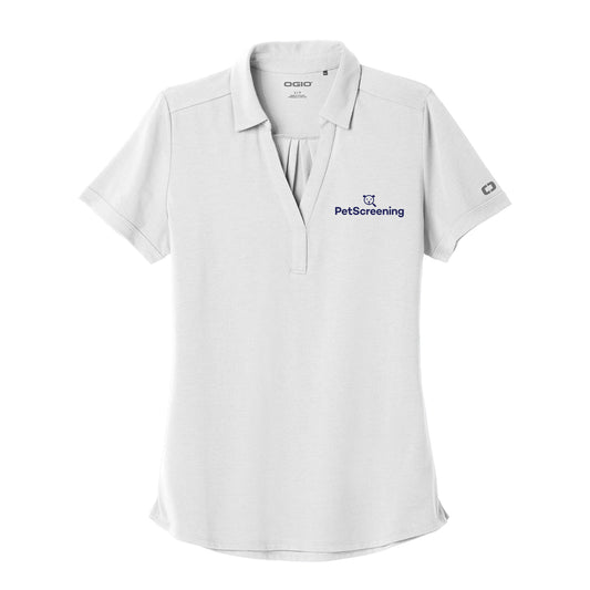 PetScreening Women's Polo (White)